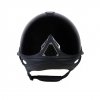 Kask Antares Premium Glossy Eclipse Swarovski - szeroki daszek - Black